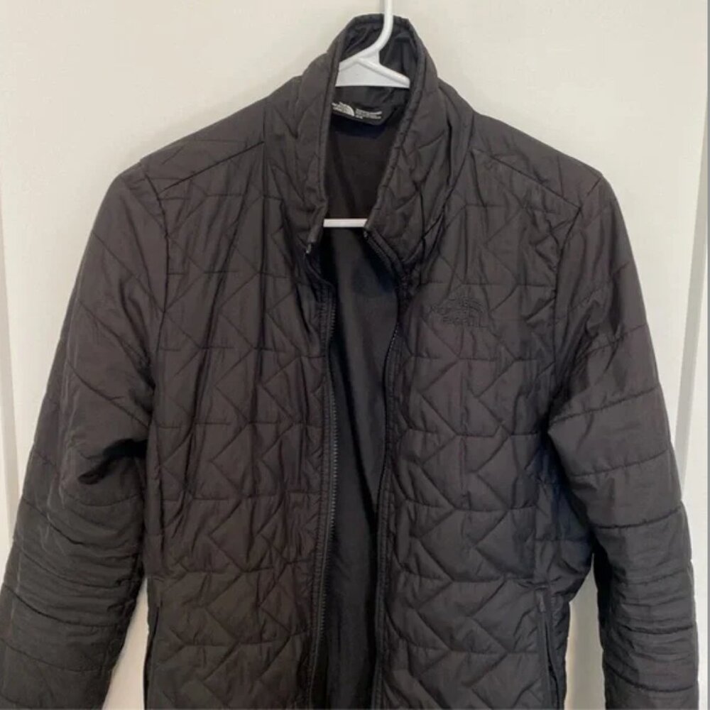 The North Face Women’s Medium Black Quilted Lightweight Jacket Full Zip Coat